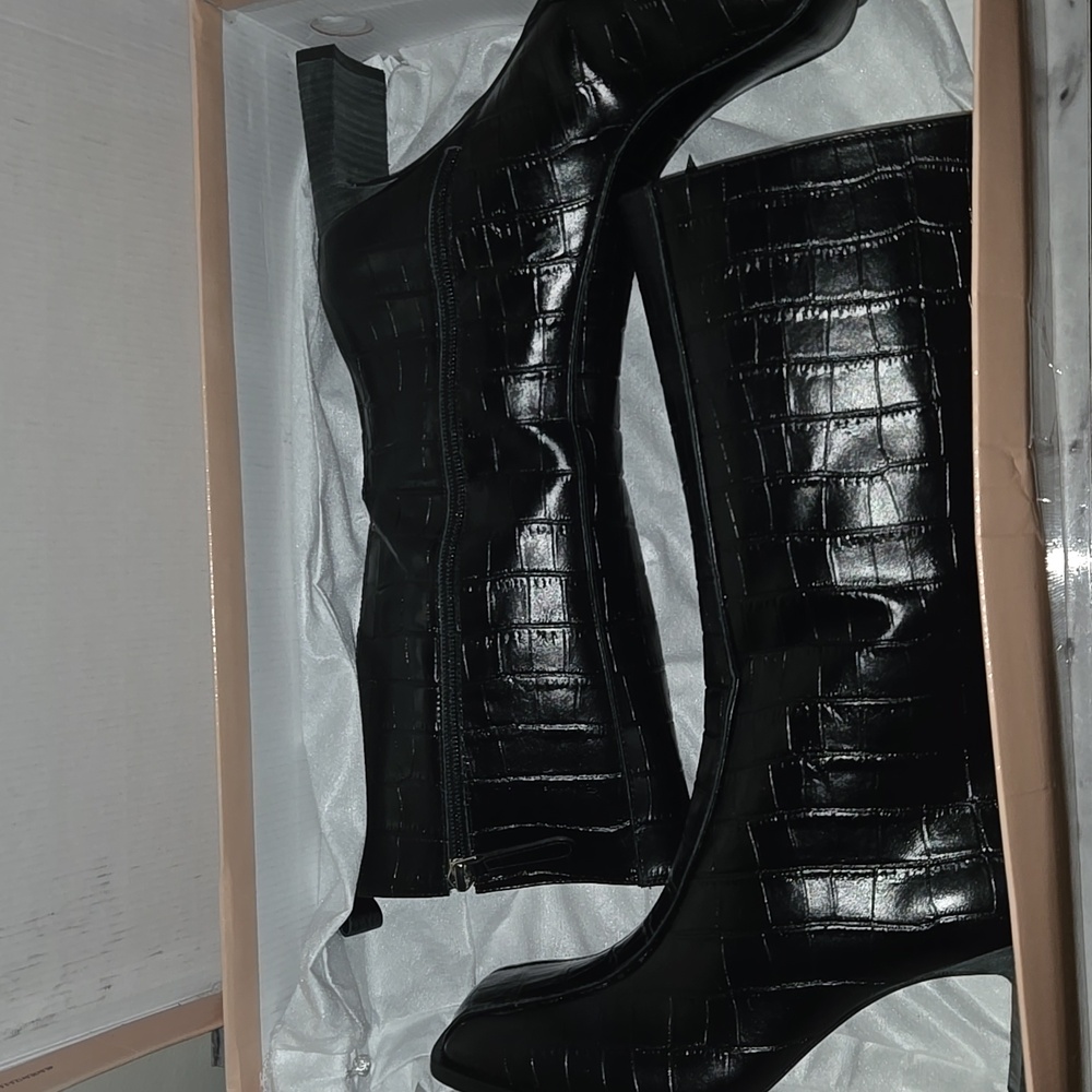 Free People Vicenza Midi Square-Toe Boot - Picture 6 of 15